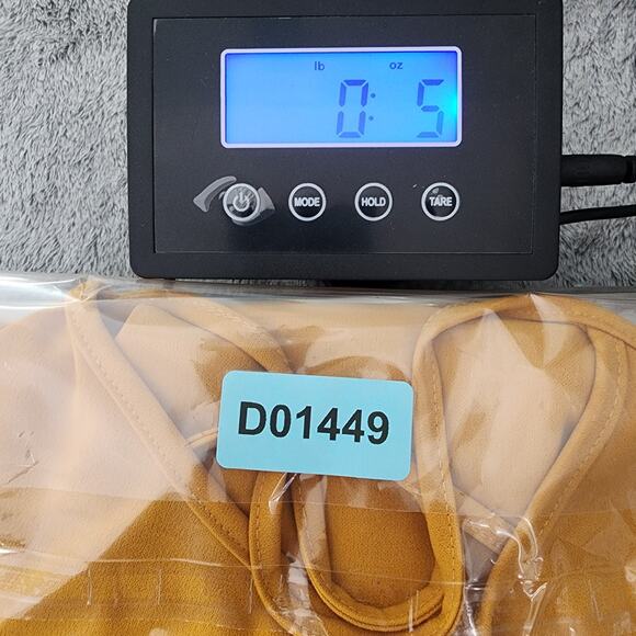 NEW Rue21 Dress Size M Yellow Faux Wrap Spaghetti Strap Mini Stretch Party - Picture 9 of 9